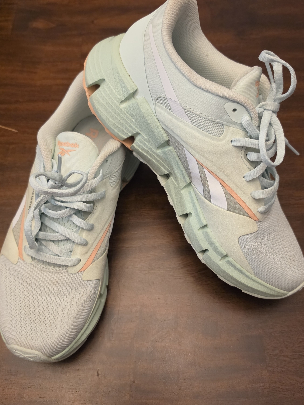 Reebok Zig Dynamica 5 Women's Running Shoes - Aqua Dust / Mint Green Size 8